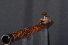 Purple Flame Rosewood Native American Flute, Minor, Mid F#-4, #T7J